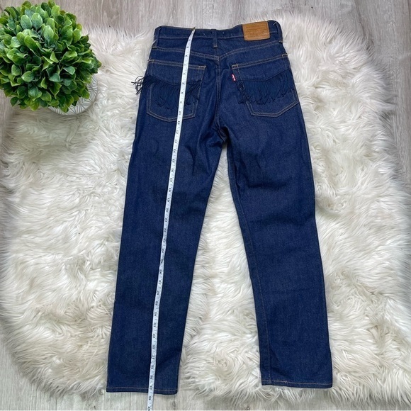 Levi's Wedgie Straight Leg Fringe Pocket Jeans - Picture 5 of 11